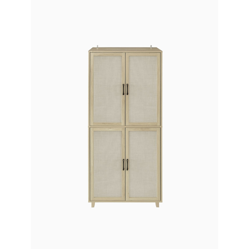 Ganit l 29,93 po x H 70,87 po, Naturel, Noir