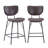 Dawlish Upholstered Counter Stool with Metal Frame-742066187