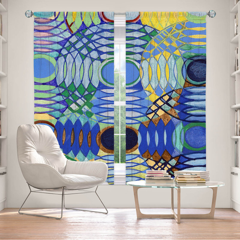 Rideau en polyester, L 40 po x L 82 po