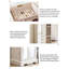 18 " W Solid Wood Jewelry Armoire