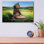  «Old Lady's Shoe» par John Hovenstine, art mural en verre acrylique, 16 po x 12 po
