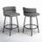  Sone 26" Velvet Fixed-Height Counter Stools with Round Footrest-89129275-89678224