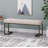 Upholstered Button Tufted Bench-1663068160