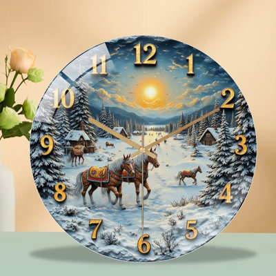 Horloge murale 12 po