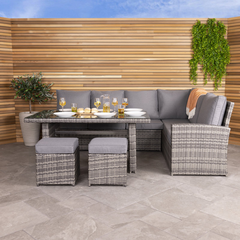 Anthony 6 Seater Dining Set with Cushions