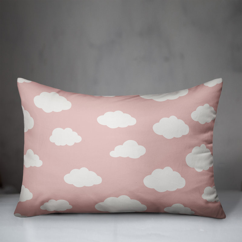 Housse de coussin rectangulaire d'extérieur Cloud Insert 21, Rose