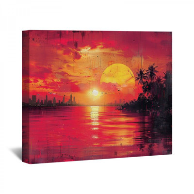 «Dawn City» sur toile