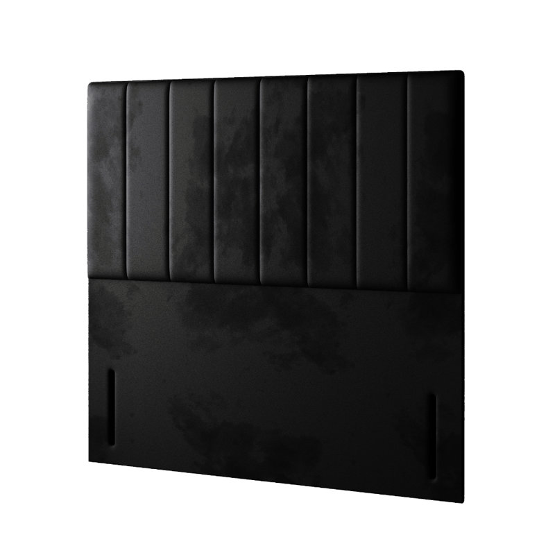 Hedley Divan Bed Base, Black, Single (3'), 2 Right Drawers