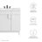 Modway Miles 36'' Free Standing Single Bathroom Vanity with Ceramic Top-92590991-92590988