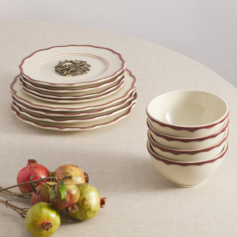 Darlene 12 Piece Set with Cereal Bowl
