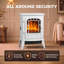 HOMCOM 39 cm W White Electric Stove