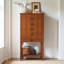Cabinet français rétro et simple brun