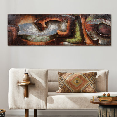 "Convergence I" 3D Iron Wall Décor