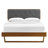 Bridgette Wood Platform Bed with Angular Frame-318441802-318441814
