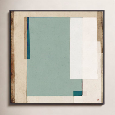 City Scape Aqua 1 Print by Marco Marella