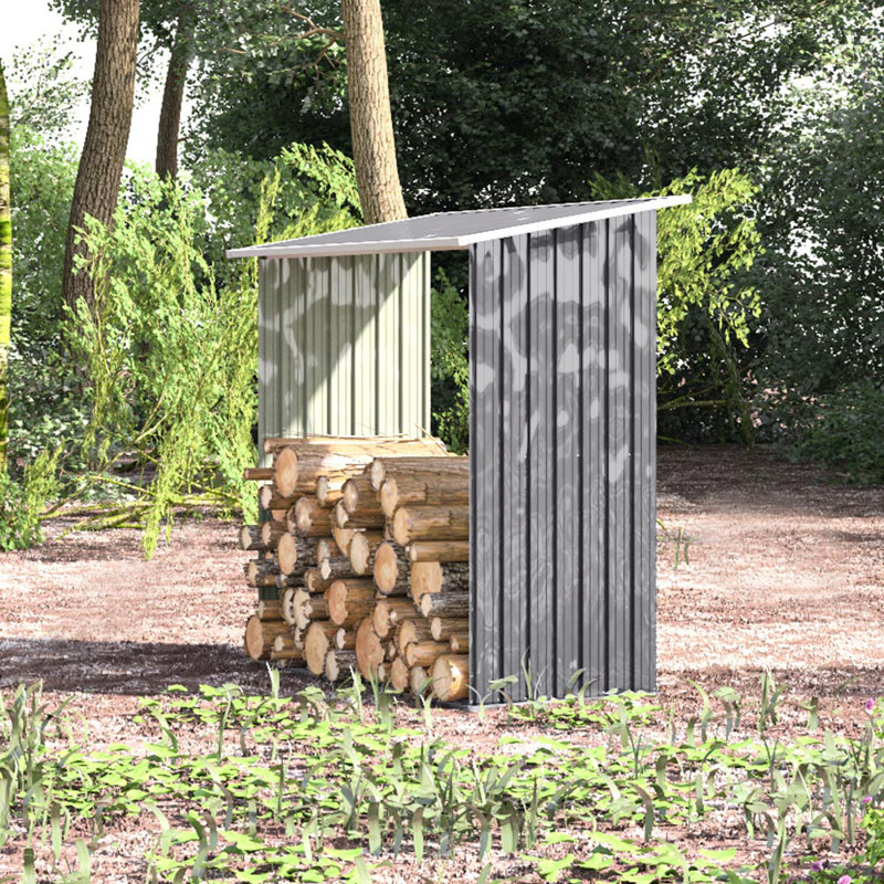 163cm W x 83cm D Metal Log Store