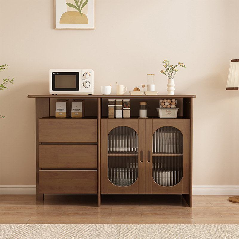 Vitrine de salon Home Home, Noyer