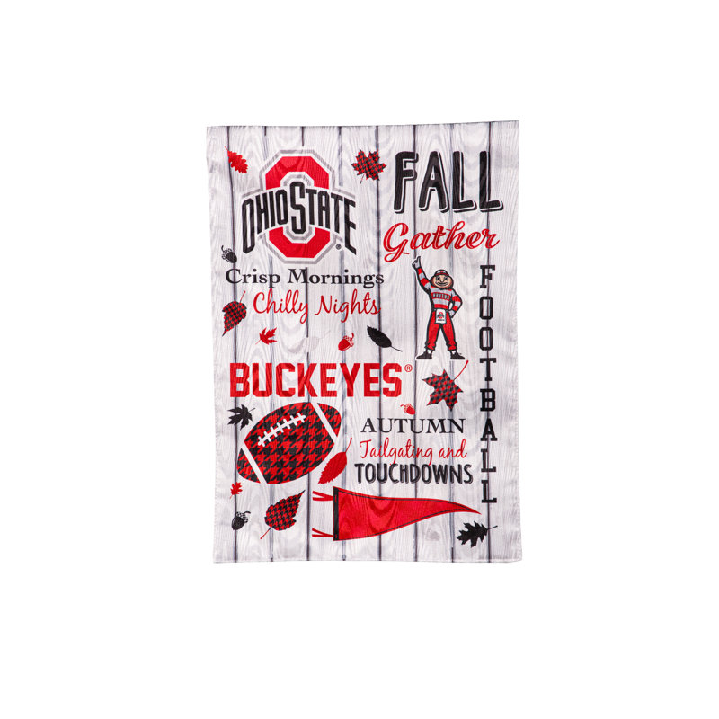 Double face 18 H x 12,5 l, NCAA Ohio State