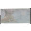 Auvent latéral rétractable, 71 po de hauteur, profondeur de 138 po, gris, style américain, filet semi-transparent, pour grand et profond bloquant le soleil avec impression, Upf50 +, piscine idéale pour balcon