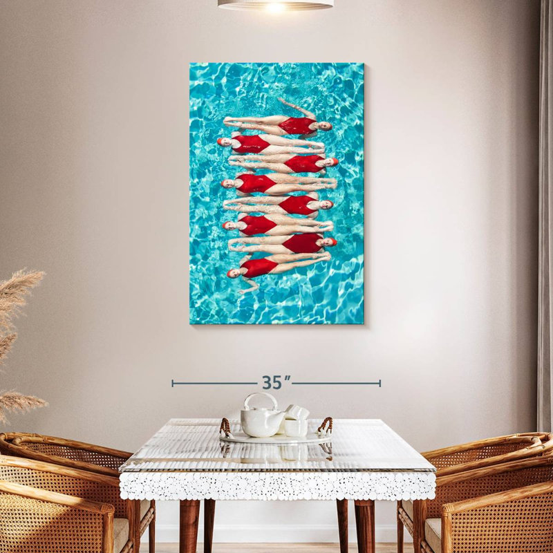 Sireci Synchronized Swimming Group, 45" H x 30" W
