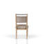 Ensemble de 2 chaises carrées / caramel