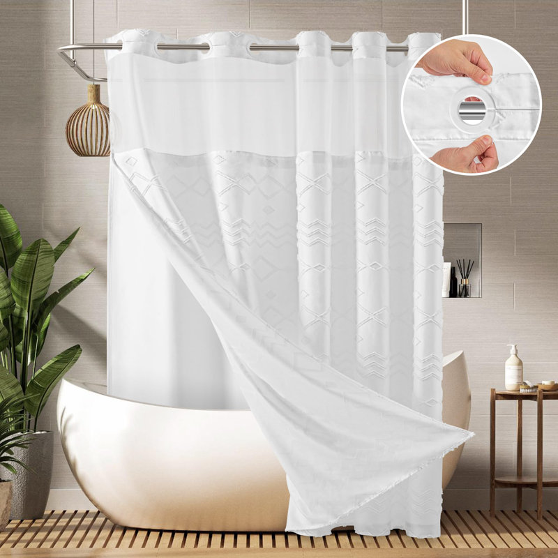 Rideau de douche No Hooks