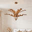 Palmera 10-Light Chandelier in Gold Vein by Breegan Jane