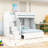 Bunk Bed with Wardrobe,USB and Lights-1243311362