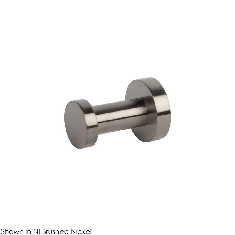 Ronda Single Robe Hook, Brushed Nickel