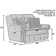 66'' Upholstered Reclining Loveseat