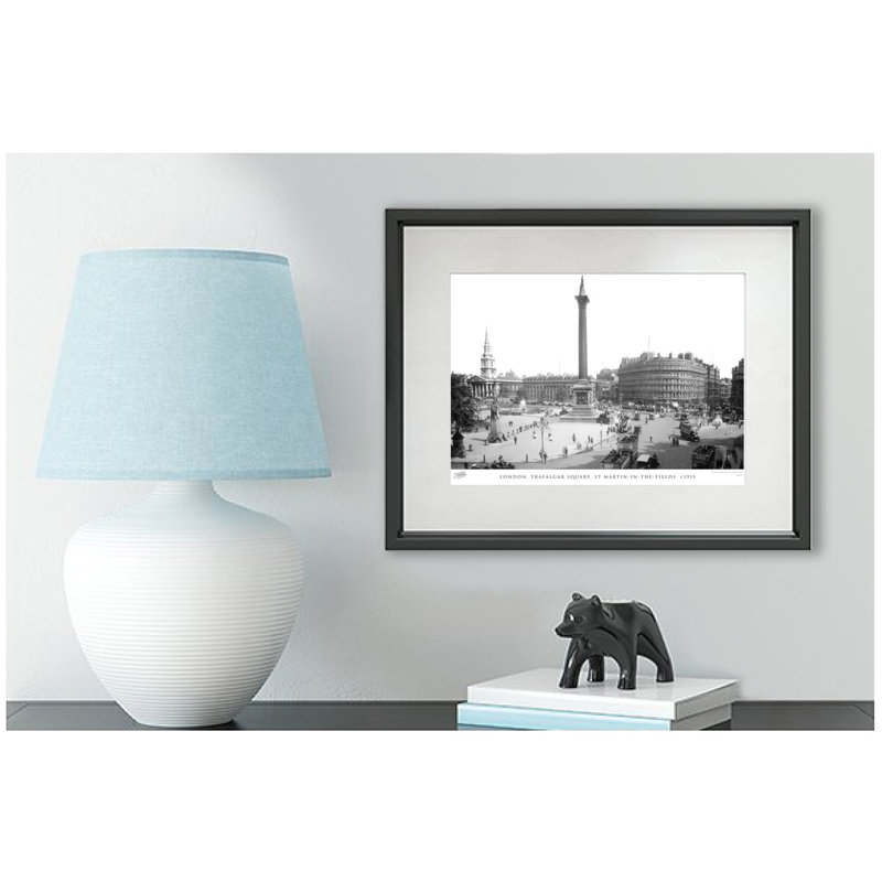London, Trafalgar Square, St Martin-in-the-Fields C1915 by Francis Frith - Single Picture Frame Print