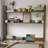 Light-walnut L-Shaped Solid Wood desk-344426704-344426716