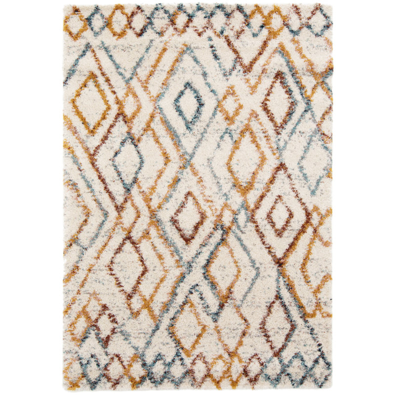 Adamira Moroccan Shag Area Rug, Rectangle 200 x 290cm