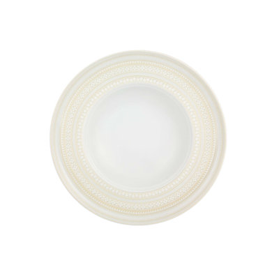 Ivory Handmade Porcelain Appetizer Plate