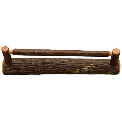 Fireside Lodge Hickory Log Towel Bar - 24-inch - Natural