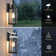 Citlali Aluminum Wall Light With Dusk to Dawn and Motion Sensor