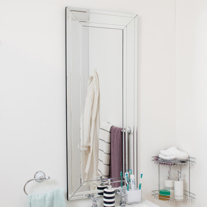 Costner Glass Flat Wall Mirror
