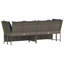 Canapé de patio avec coussins en rotin de polyester-1079906104