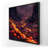 Bloom and eruption - 24"x24" Framed canvas