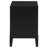 Paapanen 2-drawer Nightstand Black