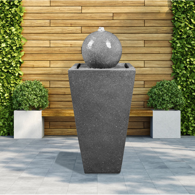 Handcrafted Outdoor Floor Pool Fountain with Lights