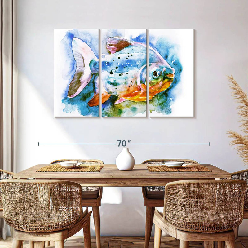 Piranha Fish, 36" H x 57" W