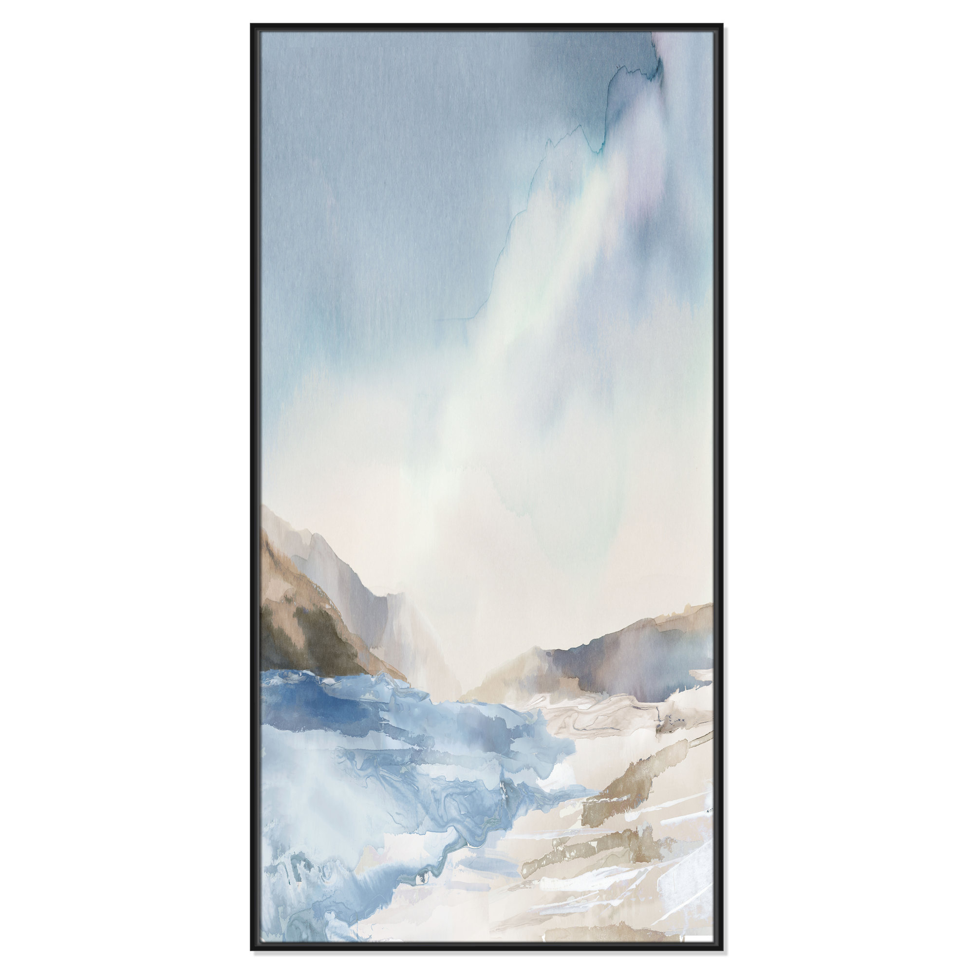 Mystic Shores Print by Mystic Shores, 61.5" H x 31.5" W, Black