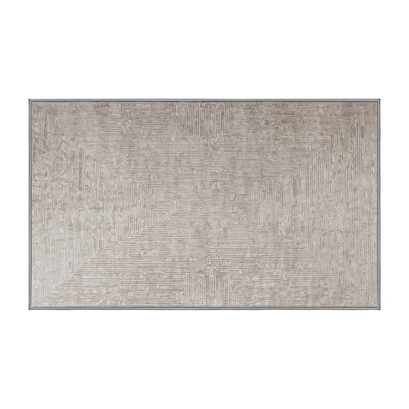 Tapis gris lavable à la machine, Tapis de couloir 2 pi x 5 pi