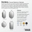Verdera Capsule Framed Medicine Cabinet-18720213-27470767