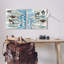 " Sandpipers Grazing Beach Shore " by Paul Brent 2 - Pieces Painting Print-78987622