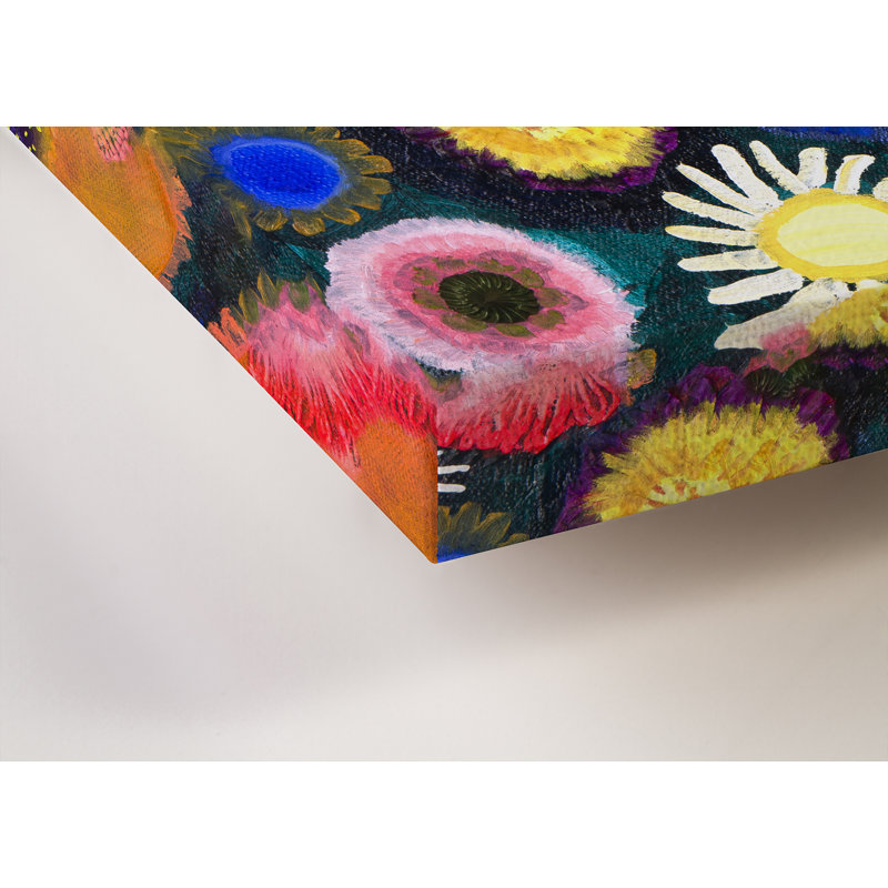 "Flower Couture" par Eli Halpin, reproduction d'art sur toile tendue, H 48 po x l 48 po