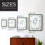 Pretty in Blue Framed Print - Solid Wood