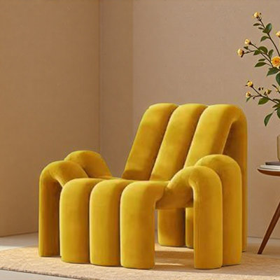 Chaise de loisirs créative simple.