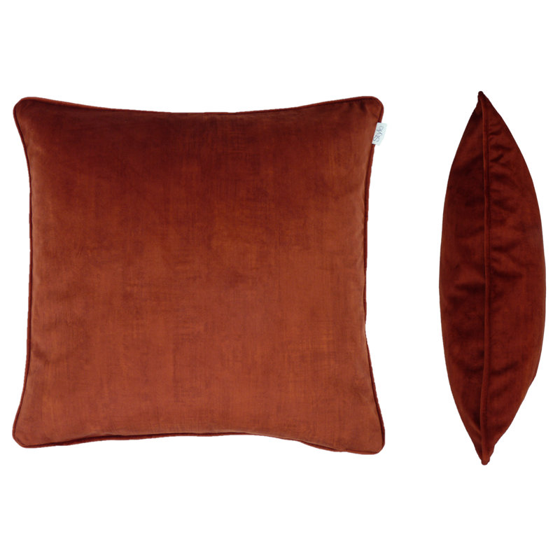 Square Cushion, Sunset Orange
